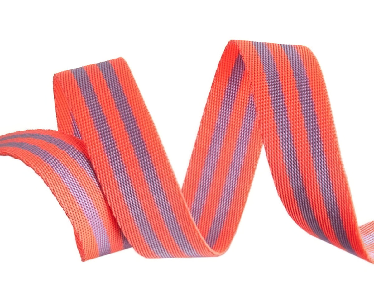 Tula Pink Webbing 2yd x 1in - Lavender and Pink