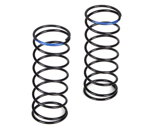 Team Losi Racing Front Shock Spring Set (Blue - 3.8 Rate) (2)