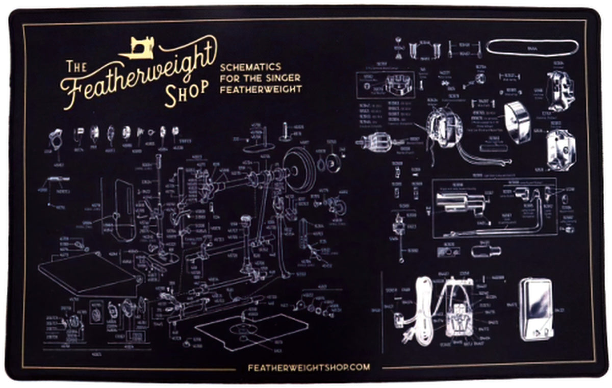Featherweight Schematic Servicing Mat by Featherweight Shop