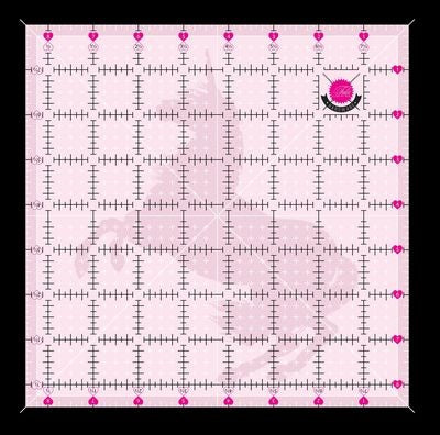 Tula Pink 8.5" x 8.5" Non Slip Unicorn Ruler