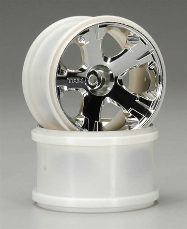 TRA5576 Traxxas Wheels 2.8 Chrome Rear Jato 3.3