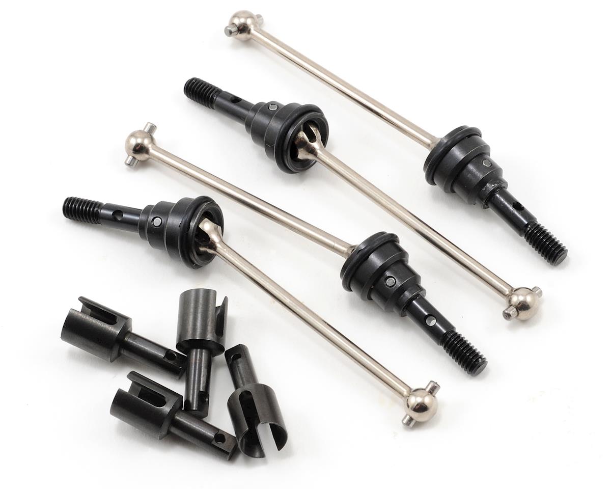 Steel CV Driveshafts for 1/16 Mustang/Rally/Slash (4) (TRA7051X)