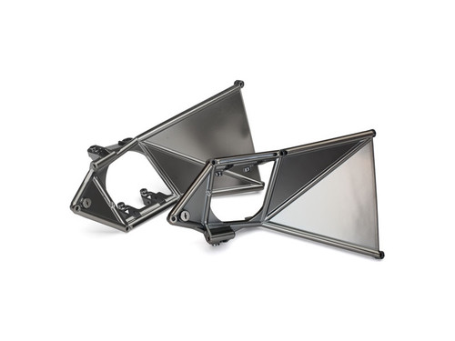 Traxxas 8534X Unlimited Desert Racer Front Suspension Arm Mount (2) (satin black chrome-plated)