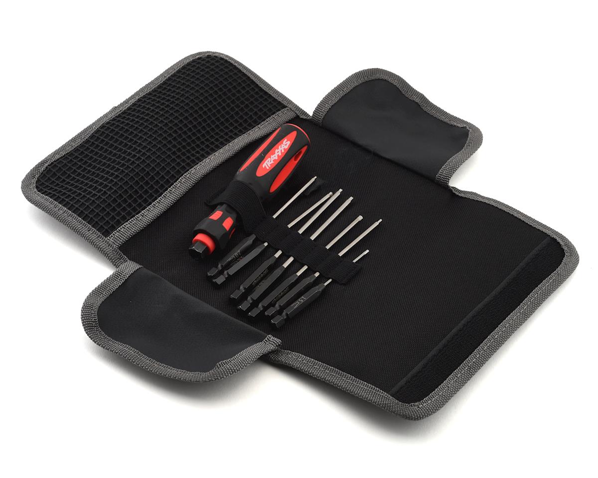 Speed Bit Master Metric Hex Driver Set 1/4" Drive with Handle and Pouch (7) (TRA8711)