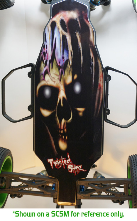 Twisted Skinz 1006 "Little Grim" 9 mil Chassis Protector (TLR 22 3.0)