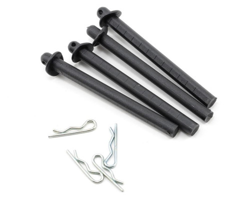 Schumacher Racing U2480 Body Posts & R Clips (4) (Mi1V2)
