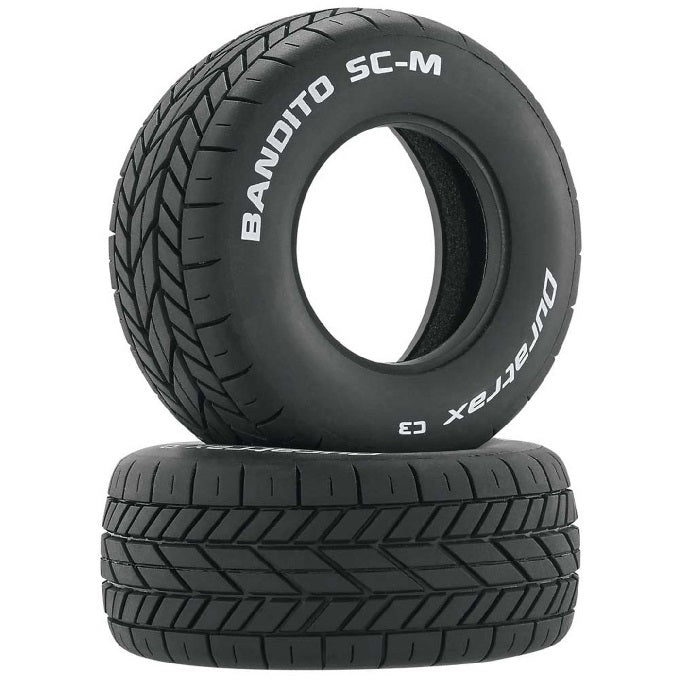 Duratrax Bandito SC-M Oval Tires C3 (2) (DTXC3801)