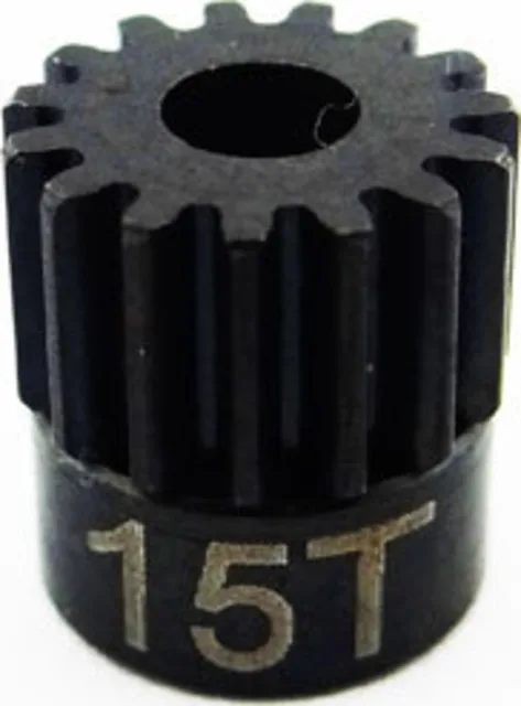Hot Racing 15t 0.5 Mod Hardened Steel Pinion Gear 1/8 Bore (CSG15M05)