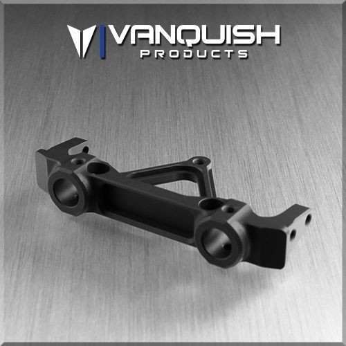 Vanquish Product VPS06861 AXIAL SCX / JK REAR BUMPER MOUNT BLACK ANODIZED
