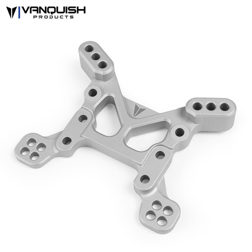 VANQUISH VPS07791 AXIAL YETI FRONT SHOCK TOWER CLEAR ANODIZED ALUMINUM