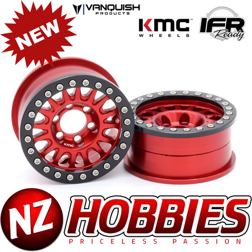 Vanquish Products VPS07804 KMC 1.9 KM445 IMPACT RED ANODIZED