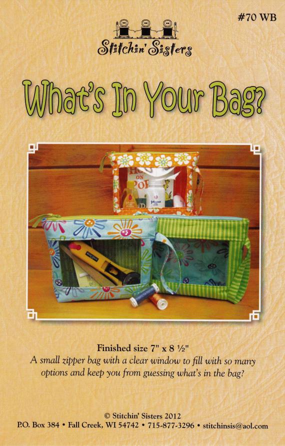 Stitchin' Sisters - What's in Your Bag?