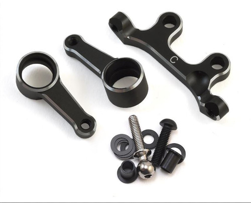 Yokomo Z2-201CSB YZ-2 CAL2 Aluminum Steering Bell Crank Set (Carpet/Astro turf)