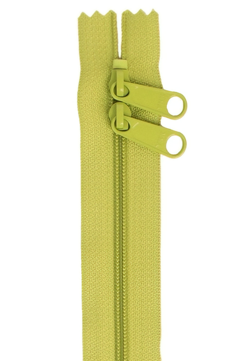 Zipper - Green Apple 30 Inch Double Slide Handbag Zipper by Annie
