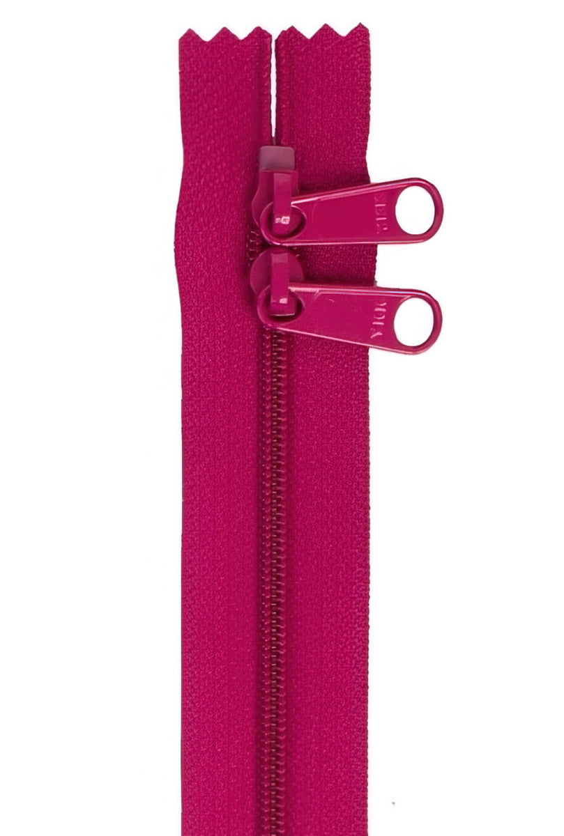 Zipper - Wild Plum 30 Inch Double Slide Handbag Zipper by Annie