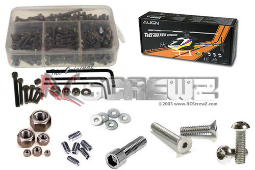 RC Screwz ALG008 - Align TRex 450 Pro Stainless Steel Screw Kit