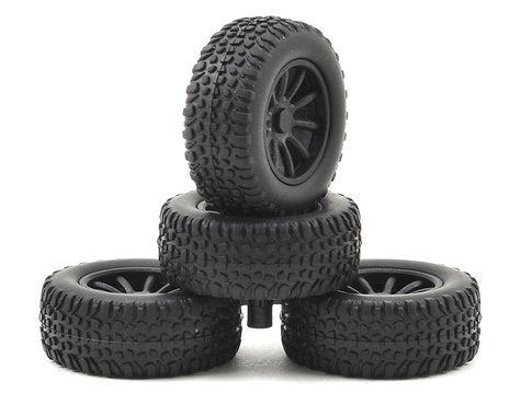 Team Associated SC28 Pre-Mounted Tires (ASC21426)