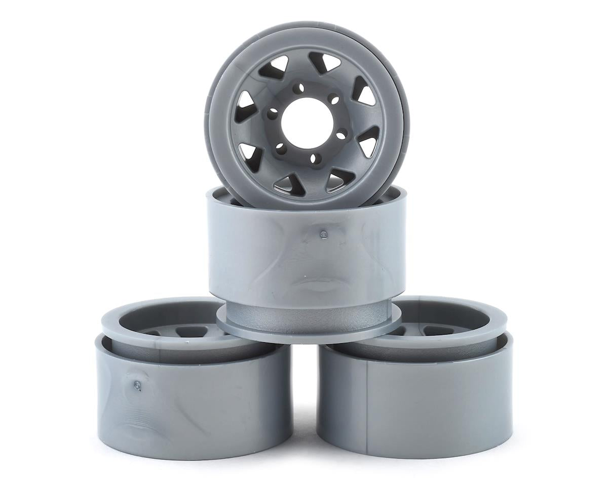 Enduro 1.55" Trigon Wheels Silver (4) (ASC42110)