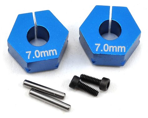Team Associated 7.0mm Factory Team Aluminum Clamping Wheel Hex (2) (ASC91610)