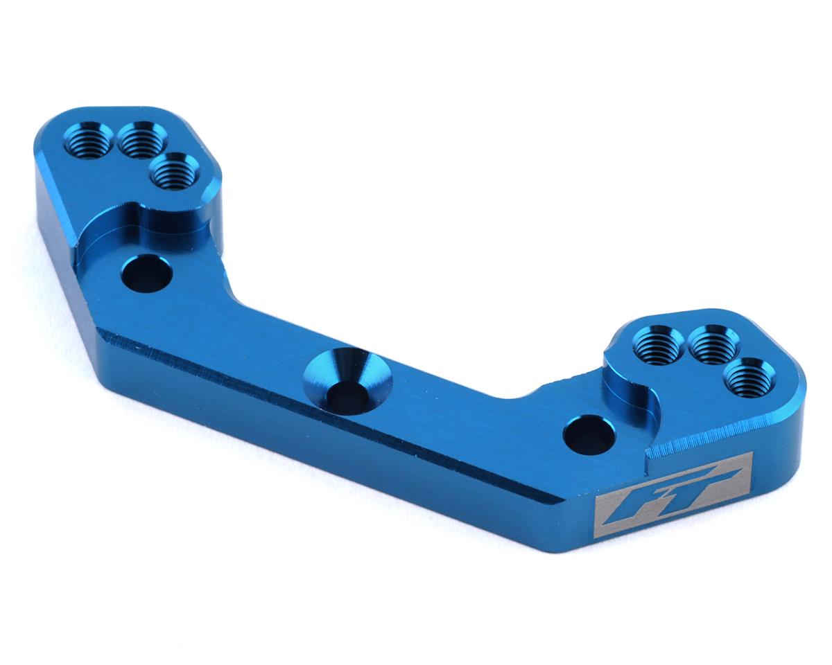 Aluminum Factory Team Rear Ballstud Mount +2mm Blue for B6.2 (ASC91888)