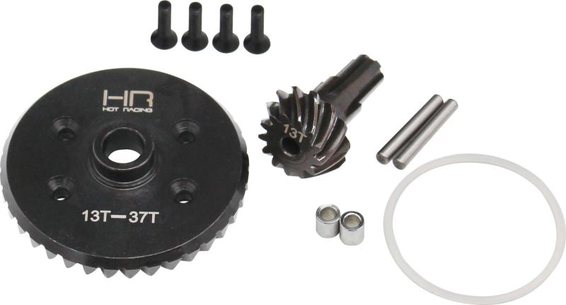 Hot Racing Steel Helical Diff Ring/Pinion - BLX 3S 4S (ATF9337)