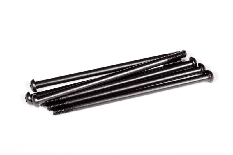 Axial AXA0128 Hex Sckt Button Hd Screw Shaft M3x61mm Blk