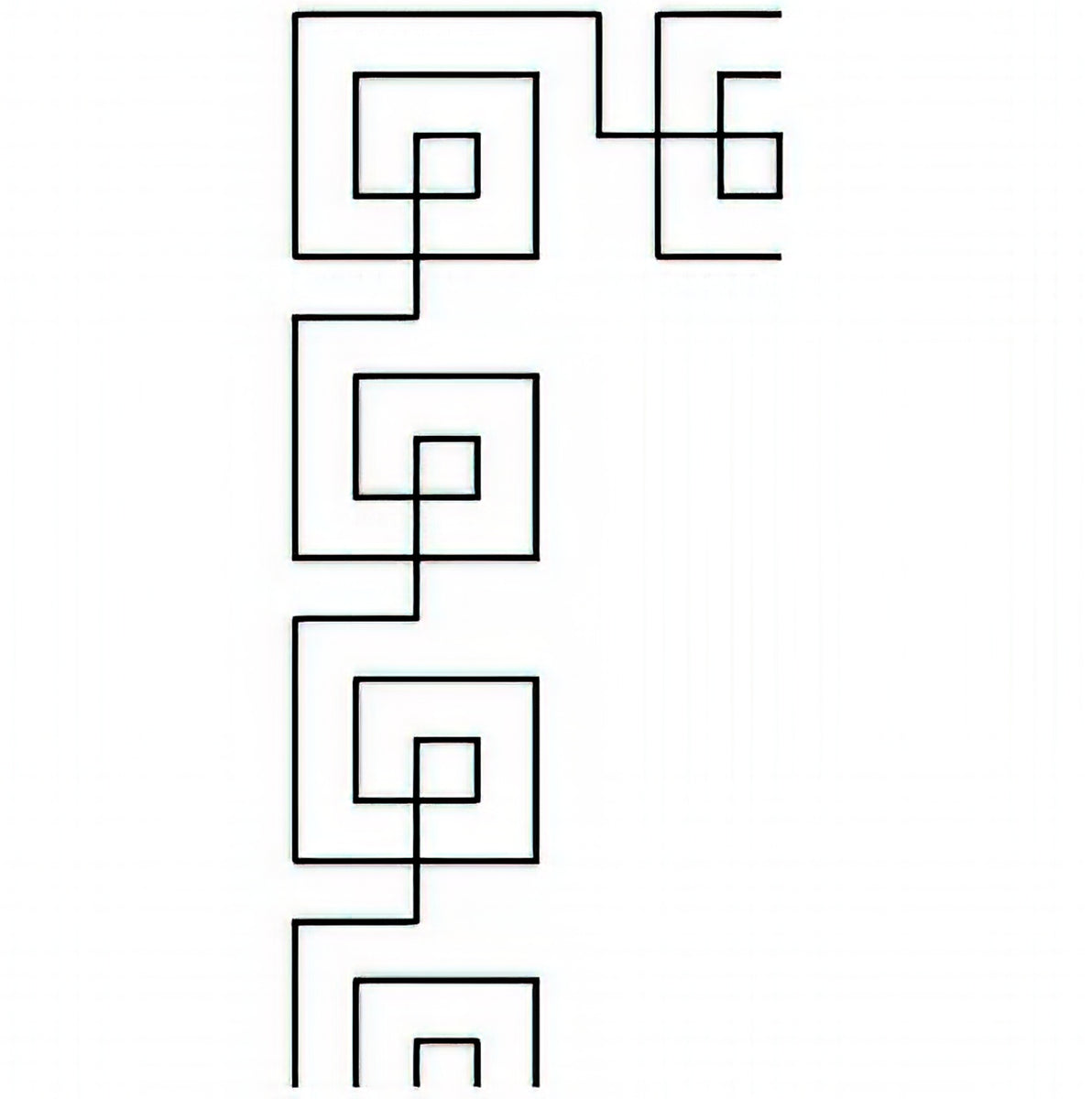 Geometric 3 inch Border Stencil 1061QC