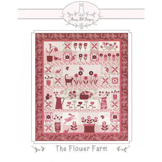 The Flower Farm Quilt Pattern by Bunny Hill Designs