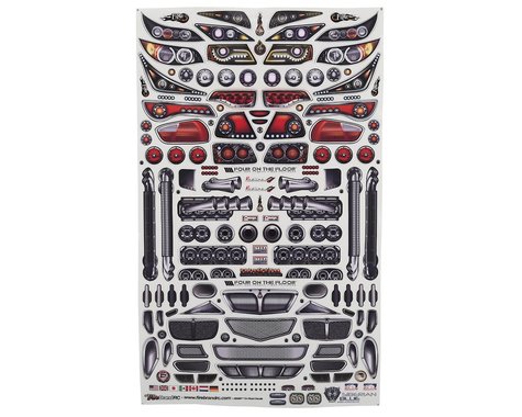 Firebrand RC Remix On-Road Decal Sheet (8.5x14")