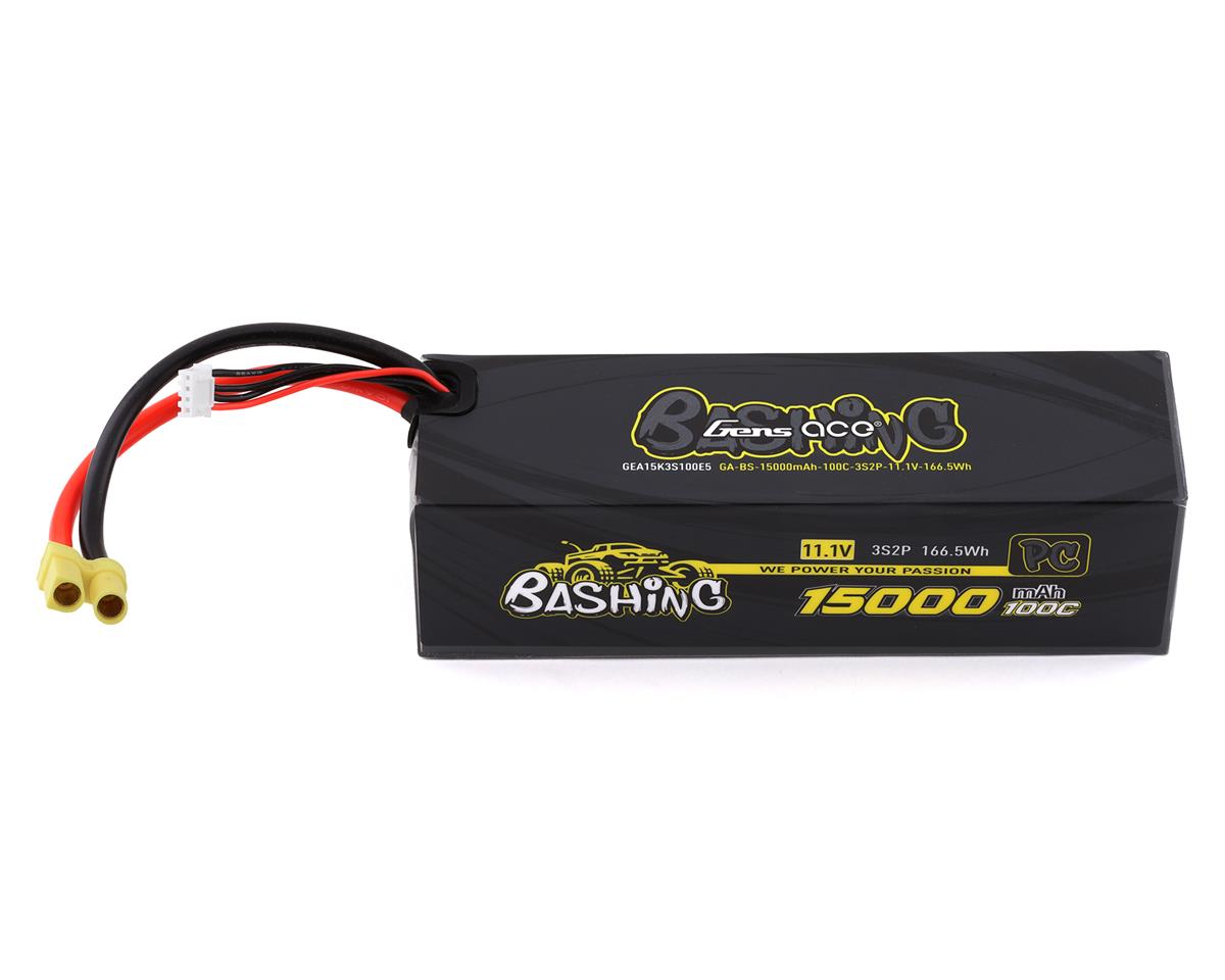 15000mAh 11.1V 100C 3S Bashing Pro Series LiPo Battery Pack with EC5 Plug (GEA15K3S100E5)