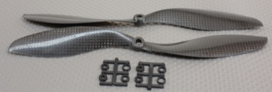 GEM1047SCFLR GEMFAN 10 x 4.7 Slow Flyer Carbon Fiber Left/Right Pair