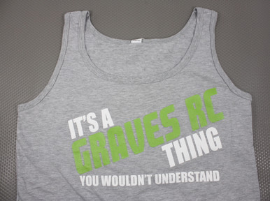 GVSTANKGREYL Graves RC Womens Tank Top Grey - Large