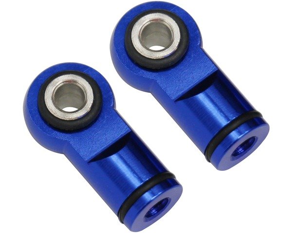 Hot Racing Blue Ball Type Aluminum Shock Ends(HRARVO154M06)