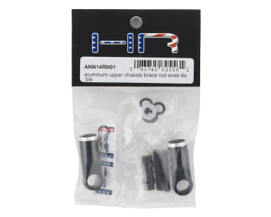 Aluminum Upper Chassis Brace Rod Ends: ARRMA 6S BLX HRAANN14RN01