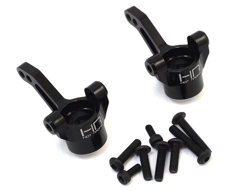 Hot Racing Aluminum 4-Tec 2.0 Steering Block (Black) (2) (TRF2101)