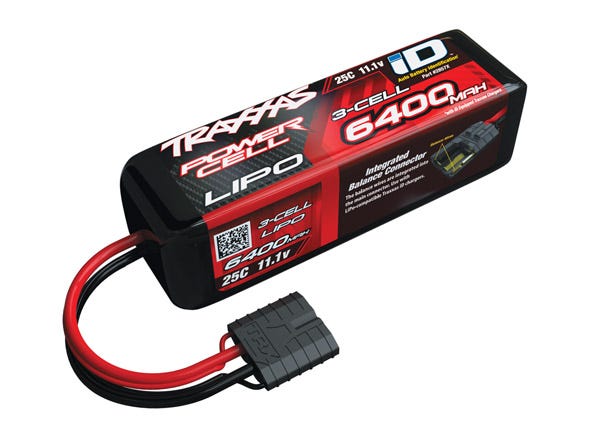 Traxxas 3S LiPo 6400mAh 11.1V 25C (2857X)