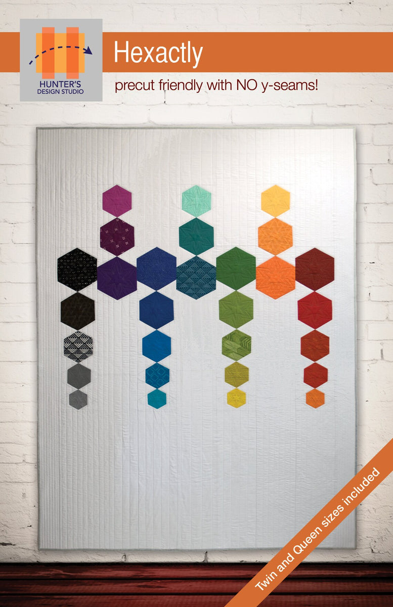 Hexactly Quilt Pattern by Hunter's Design Studio