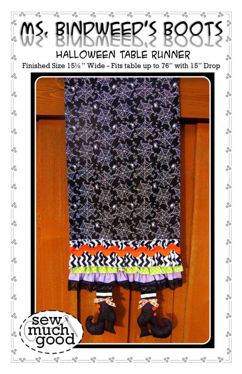 Sew Much Good Ms. Bindweed's Boots Table Runner