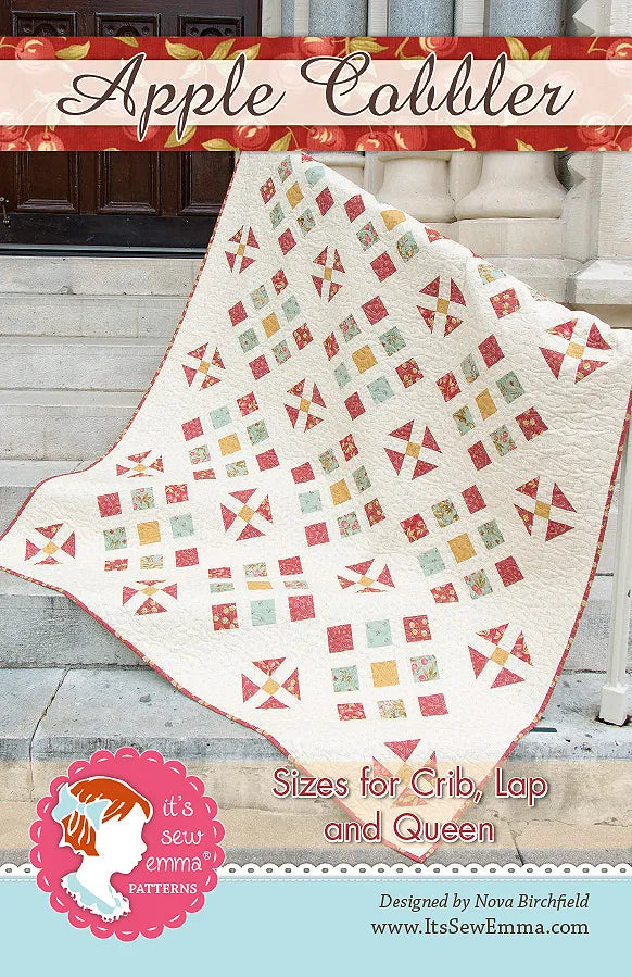 Apple Cobbler Quilt Pattern by It's Sew Emma