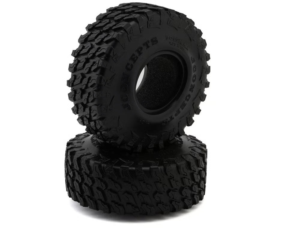 JConcepts Bossman 1.9" Rock Crawler Tires (2) (Green) (JCO4104-02)
