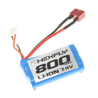Redcat 2s 7.4 li-ion Battery (800mah) T-plug (Volcano 16)