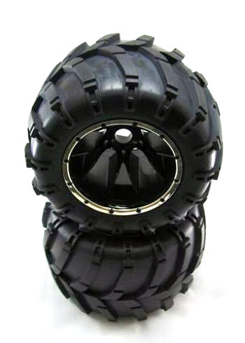 REDCAT RACING 50017 Wheels Complete, 2pcs RER01295