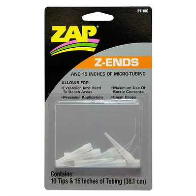 PAAPT-18 Zap Z-Ends (10pcs) & Teflon Tubing