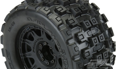 Badlands MX38 3.8" Mounted Raid MT Tires, 8x32 17mm (F/R) PRO1012710