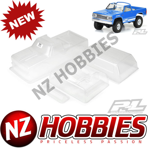 Proline Racing PRO352500 Dodge Ramcharger 1977 Clear Body : 12.3" (313mm) Wheelbase Crawlers