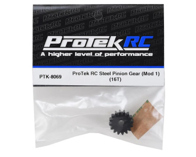 ProTek RC Steel Mod 1 Pinion Gear (5mm Bore) (16T)PTK8069