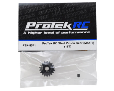 ProTek RC Steel Mod 1 Pinion Gear (5mm Bore) (18T) PTK8071