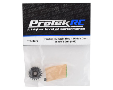 ProTek RC Steel Mod 1 Pinion Gear (5mm Bore) (19T) PTK8072
