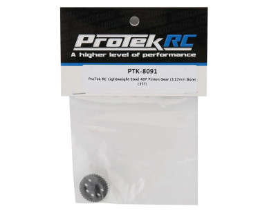 ProTek RC Lightweight Steel 48P Pinion Gear (3.17mm Bore) (37T) PTK8091