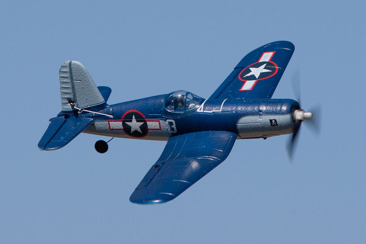 RAGE RC - F4U Corsair Jolly Rogers Micro RTF Airplane with PASS (Pilot Assist Stability Software) System (RGRA1301V2)